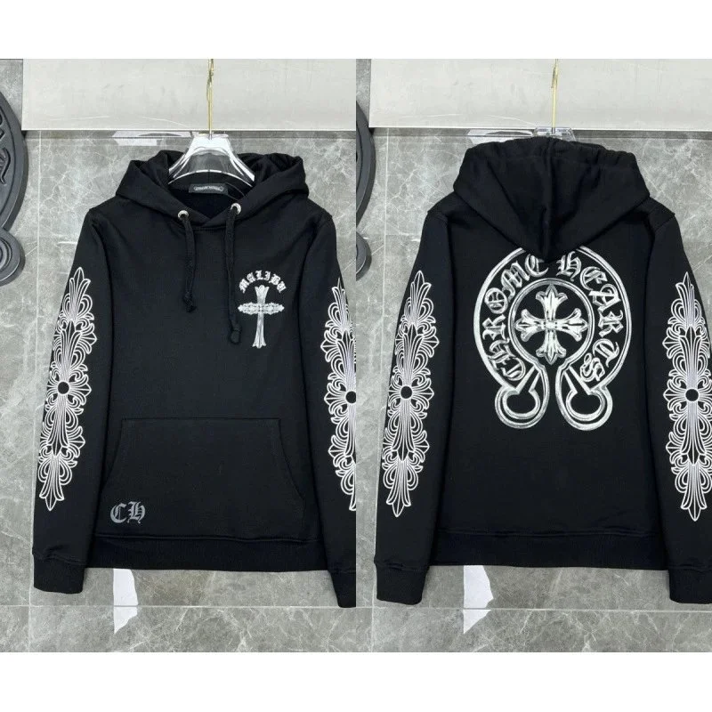Chrome Hearts CH Cross Glow Black Hoodie