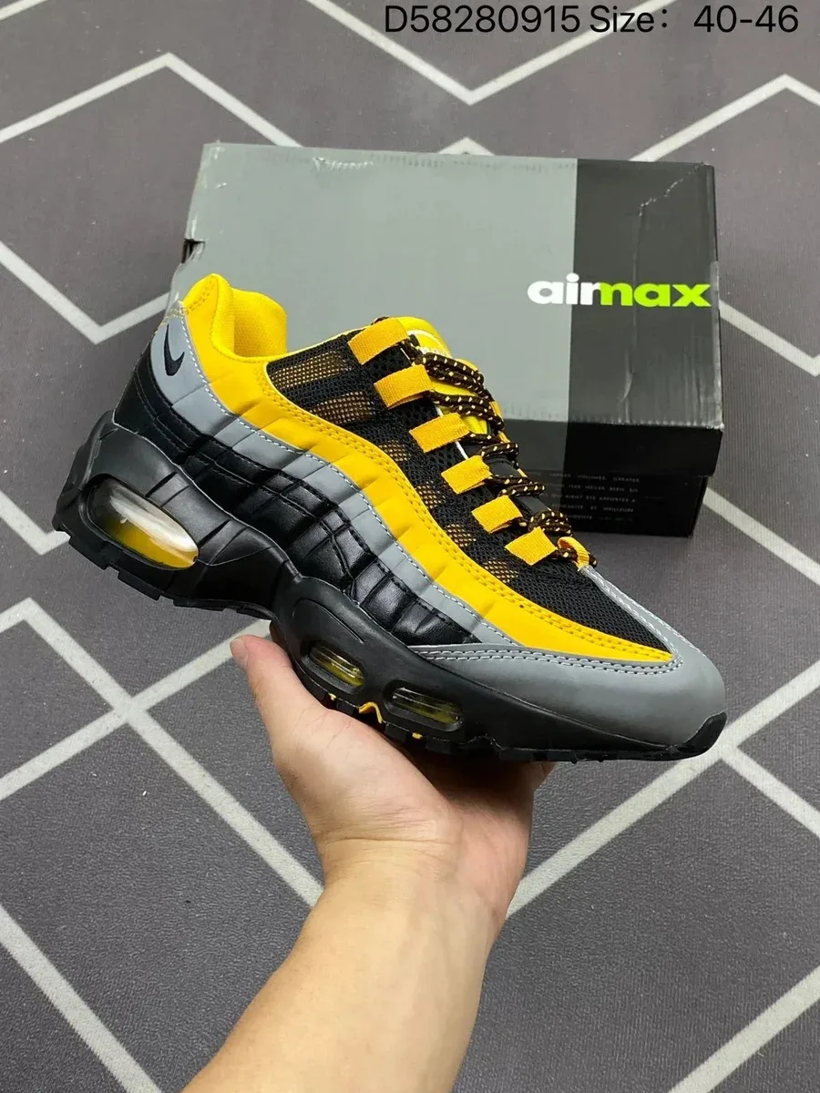 Nike Air Max 95 Black/Grey/Yellow Sneakers