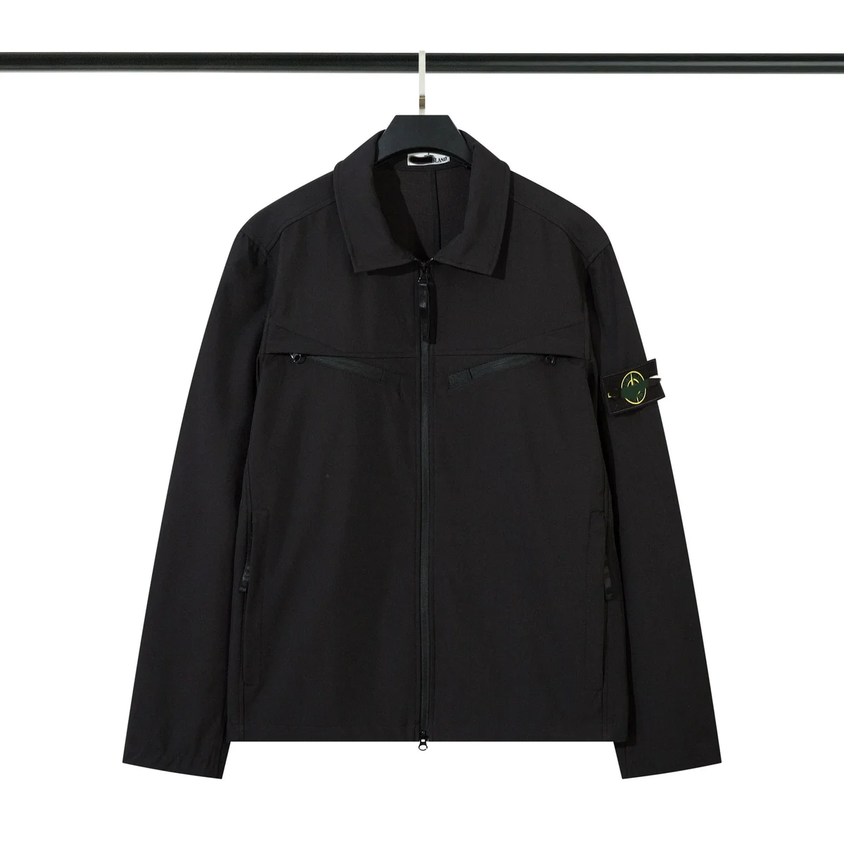 Stone Island Black Zip-Up Jacket