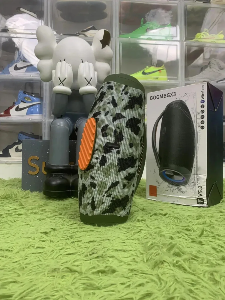 BOGMBGX3 Green Camo Wireless Speaker